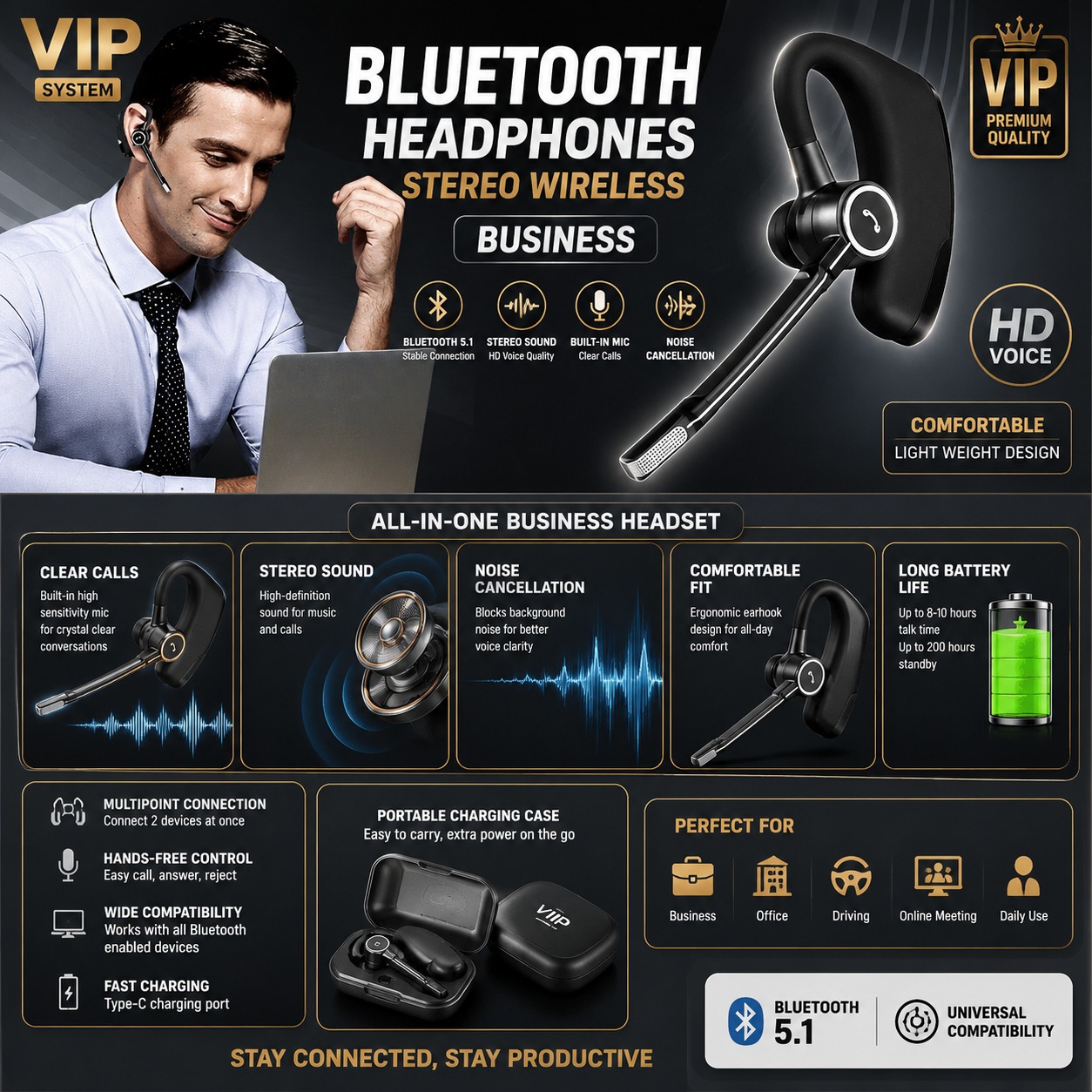 Bluetooth Head phone